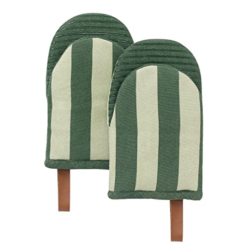Oven Mitts Heat Resistant (Matcha / Set of 2)