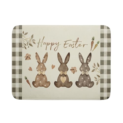 Happy Easter Dish Drying Mat for Countertop (24" x 18")