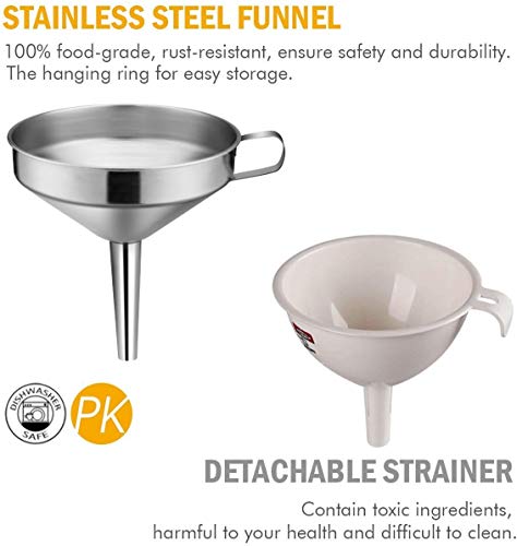 Kitchen Funnel (3 Pack (5.7" + 5.0" + 4.1"))