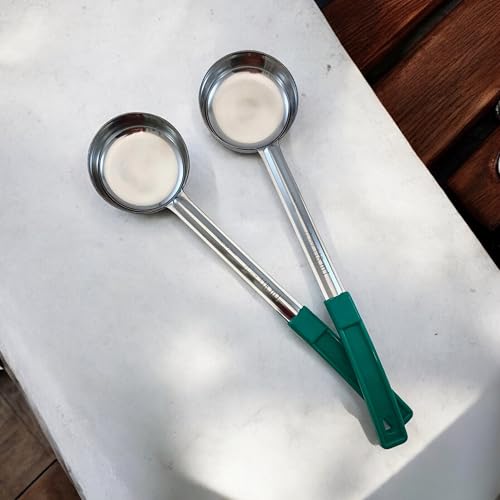 4 oz Solid Stainless Steel Portion Control Ladle Spoodle (4 Ounce Solid)