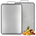 Stainless Steel Cutting Board for Kitchen (Double Sided Stainless Steel)