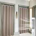 Blackout Curtains for Bedroom Living Dining Room 84 inches Long (Sand / 42"W x 84"L (Pack of 2))