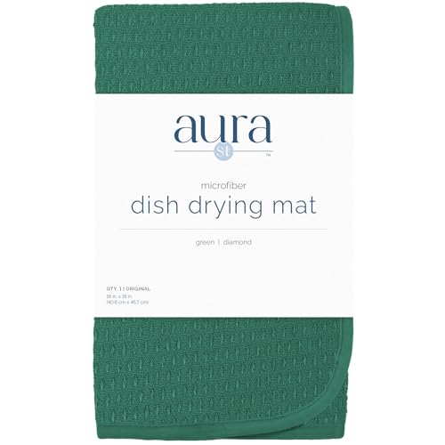 Dish Drying Mat (Green / 16" x 18")