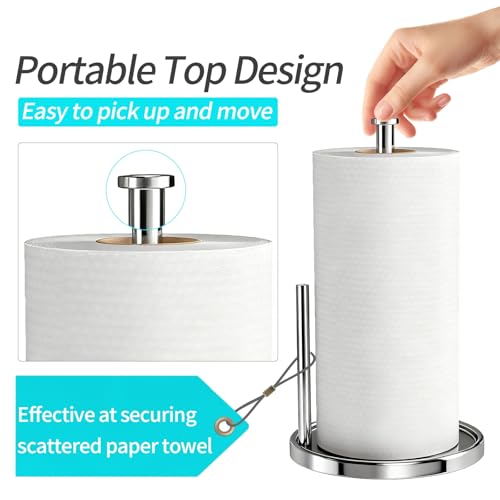 Paper Towel Holder Countertop (Chrome)
