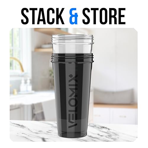 2 Pack 28oz Protein Shaker Bottle for Protein Mixes (A1) Black / Transparent)