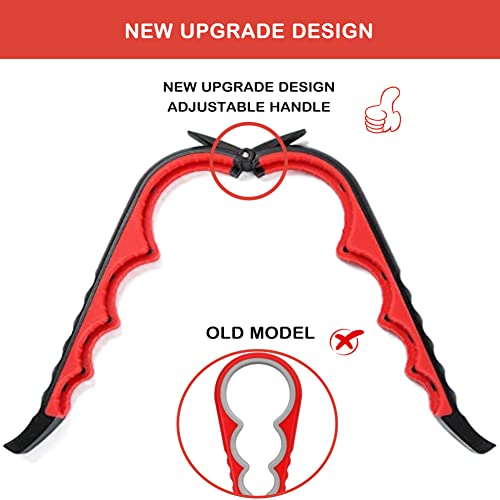 Jar Opener for Weak Hands (Red / 3-piece set)