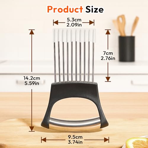 Onion Slicer with Cover (Black)