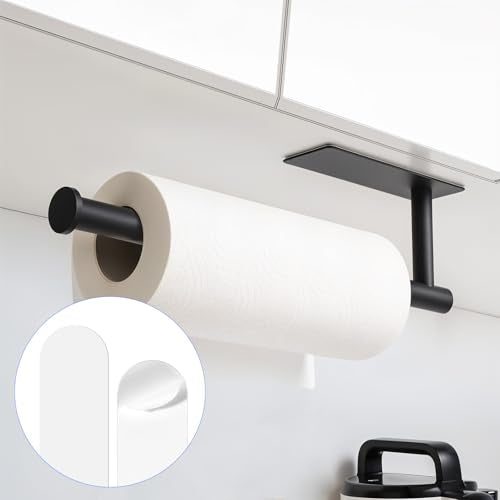 Paper Towel Holder Self Adhesive Strips 10 Pack 5.7 x 1.7 Inch