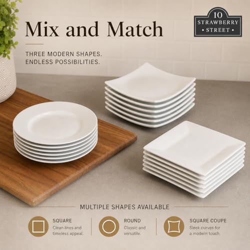 6" Catering Square Appetizer Plate (Square / 6" Appetizer)