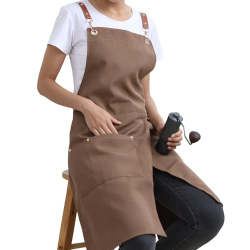 Pottery Apron Split Leg (Brown)