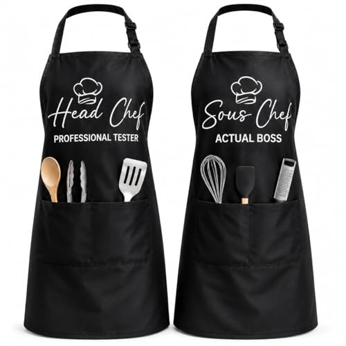 Sous & Head Chef Apron Couple Gifts