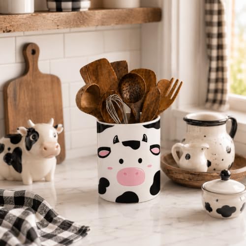 Cute Cow Utensil Holder