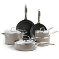 Canterbury 10 Piece Cookware Pot and Pans Set (10 Piece Cookware Set / Clay)