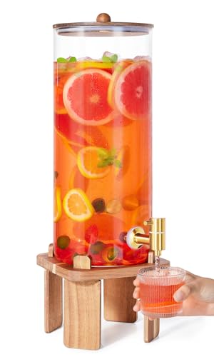 2 Gallon Large Drink Dispenser for Parties (2 gallon)