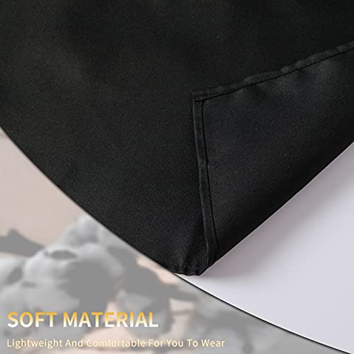 2 Pack Adjustable Bib Apron (Polyester-black)
