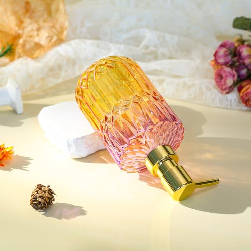 Soap Dispenser with Pump Refillable (Purpleorange)