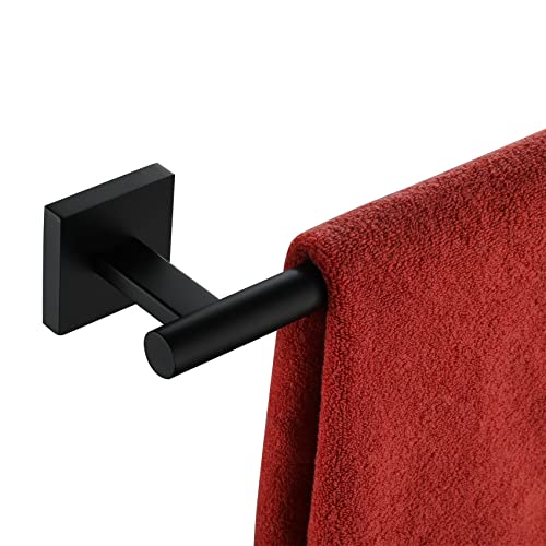 36'' Towel Rails Bathroom Towel Bars Matte Black 36 Inch Bath Towel Holder for Washroom Kitchen Wall Stainless Steel B4005BK (Matte Black / 36-Inch)