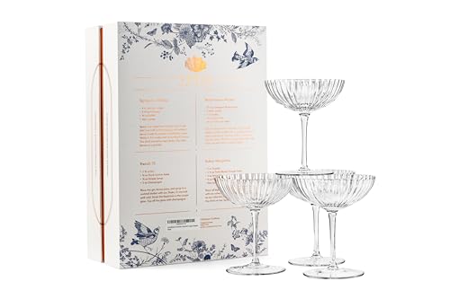 Venus Seashell Coupe Cocktail Glasses