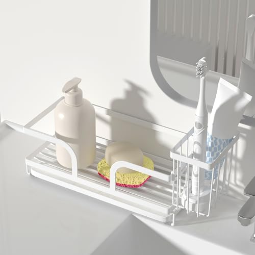 Bathroom Counter Organizer (B 2PCS / White)