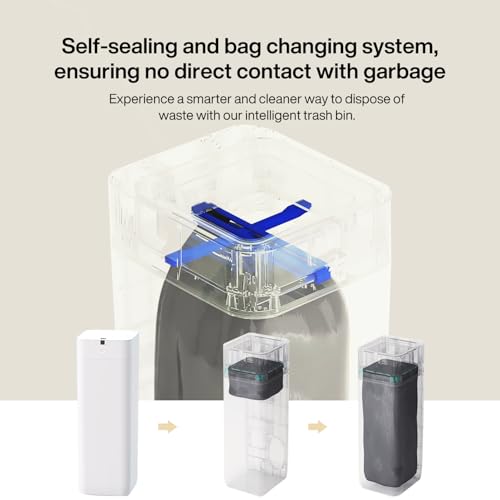 L2 Automatic Trash Can (8 Gallon-White Line)