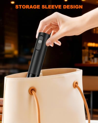 3 Speed Rechargeable Milk Frother Handheld Foam Maker (True Black)