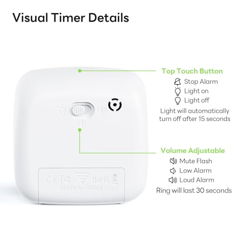 Visual Timer with Night Light (Green-dinosaur)