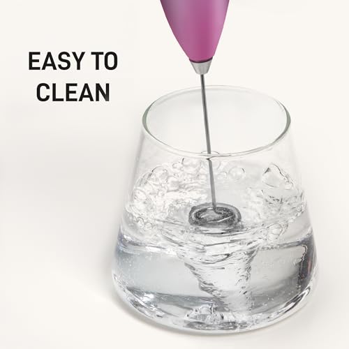 Zulay Powerful Milk Frother for Coffee with Upgraded Titanium Motor (Orchid Fade / OG Frother)