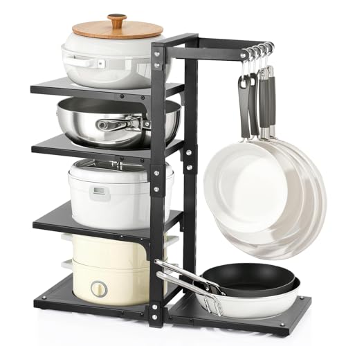 4 Tier Pot and Pan Organizer Rack (pot rack5+5)
