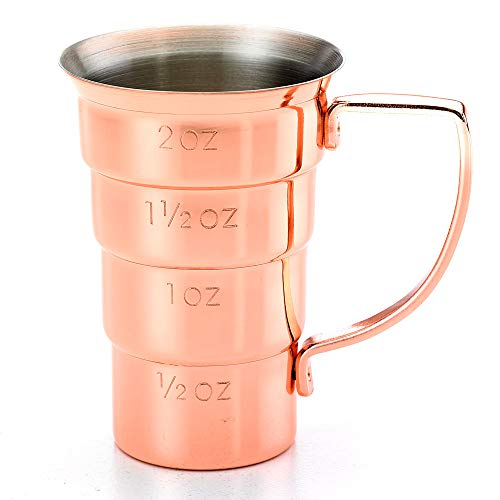 M37108CP Drink Jigger (Copper w/Handle)