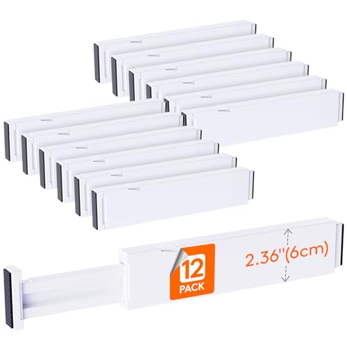 2.36" Upgrade Kitchen Drawer Dividers (2.36"H, 11-17"L)