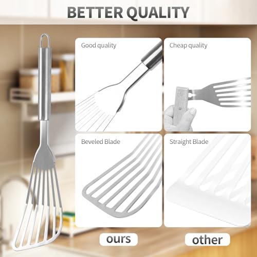 2Pack Fish Spatula Stainless Steel