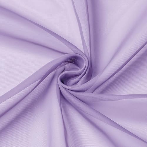 Cafe Curtains 36 Inch Length Tier 2 Pieces (Lavender / 42"W x 36"L (Pack of 2))