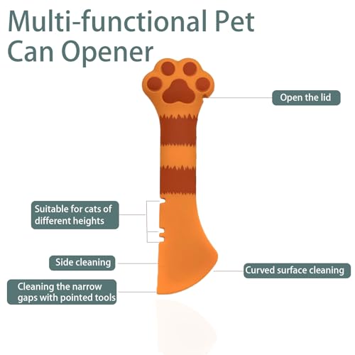 Cat Spoons for Wet Food Pet Can Lid Cover (Mixing colors)