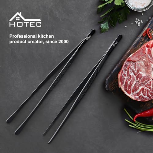 Kitchen Tweezers Stainless Steel Cooking Tweezers 2 Pcs