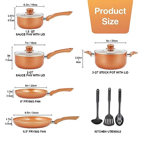Pots and Pans Set Ultra Nonstick (HC2021-11A)