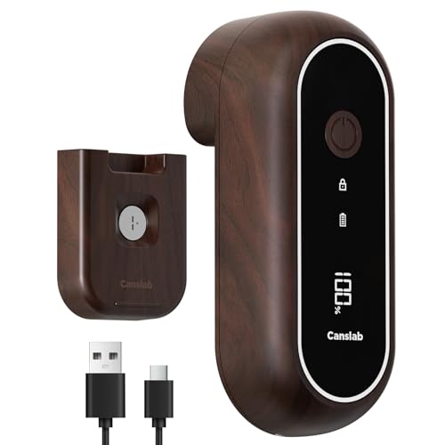Turbo Rechargeable Electric Can Opener (Wood)