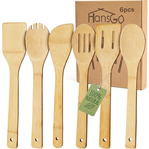 Bamboo Kitchen Utensils Set (Bamboo Utensils)