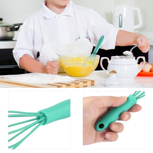 10 Piece Mini Multicolor Silicone Whisks