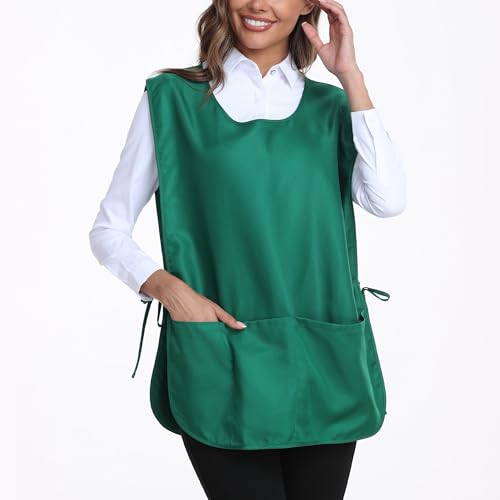 3 Pack Unisex Cobbler Apron (Standard / 3 Pack - Green)