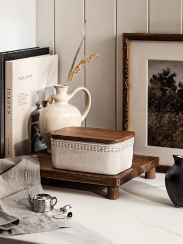 Butter Dish with Lid for Countertop