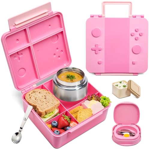 Game Bento Box for Kids (Pink)
