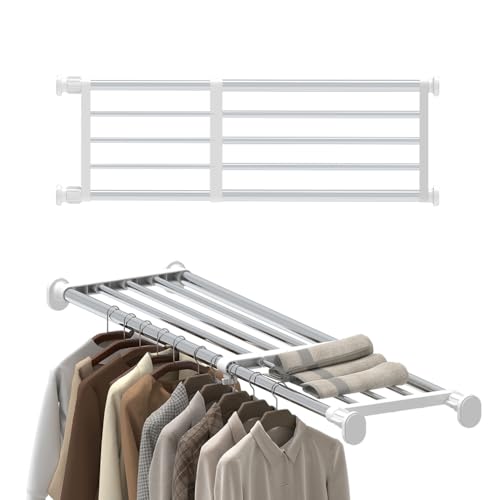 Expandable Tension Shelf Rod (23.62 - 39.37 inches / Ivory)