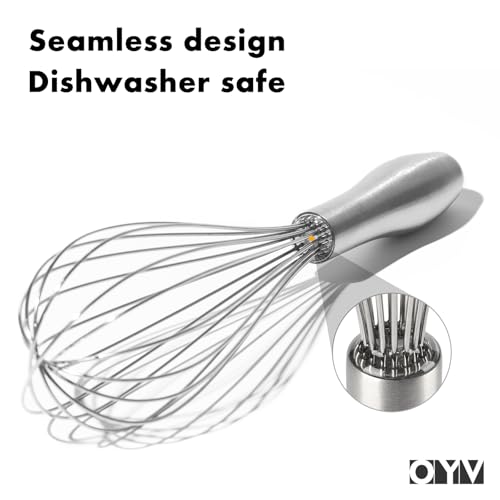 18 10 Stainless Steel Whisk (10 inch silver)