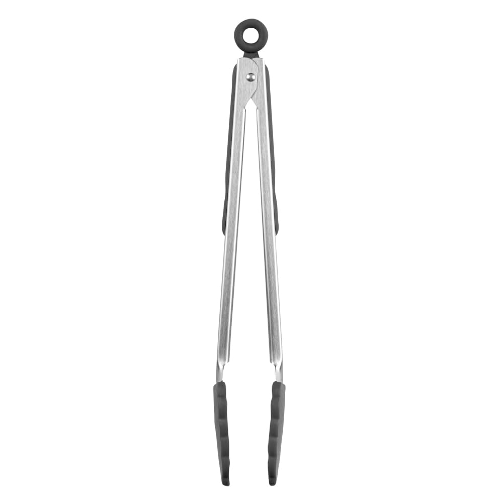Met Lux 12 Inch Kitchen Tong (12" / Gray)