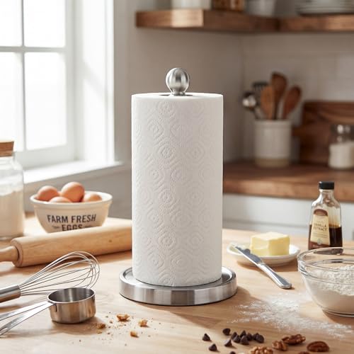 Paper Towel Holder Countertop (Silver)