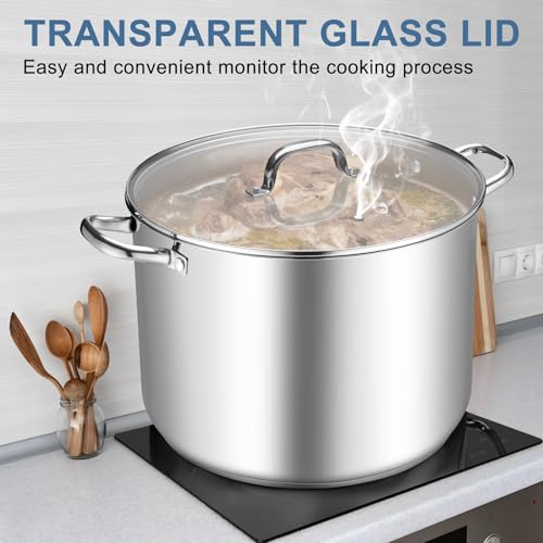 Stainless Steel Stock Pot (24 Quarts)