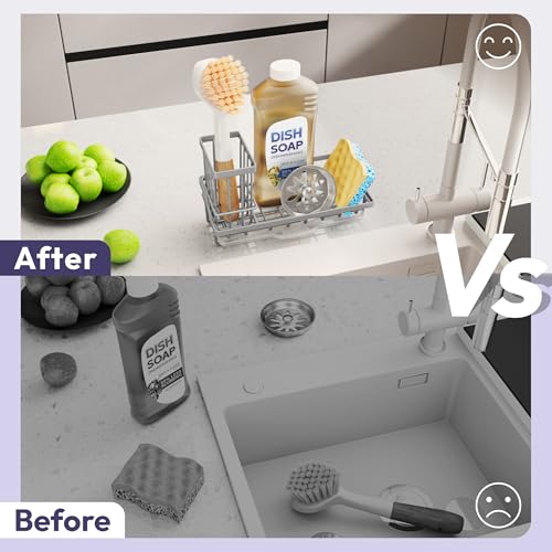 Sink Caddy Sponge Holder (Gray / Medium)