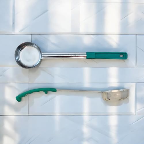 4 oz Solid Stainless Steel Portion Control Ladle Spoodle (4 Ounce Solid)