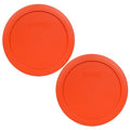 7201-PC (4-Cup) Pumpkin Orange Lid (2-Pack) - Made in USA (Pumpkin Orange)