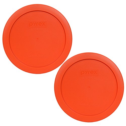 7201-PC (4-Cup) Pumpkin Orange Lid (2-Pack) - Made in USA (Pumpkin Orange)